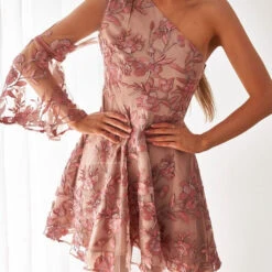 Davina Dress - Embroidery Rose -ladyblacktie shop Davina dress 3 55198.1589904105