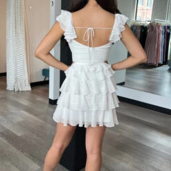 Nora Mini Dress - White -ladyblacktie shop Facetune 07 06 2023 08 15 09 79445.1686450953