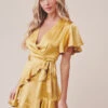 Felicity Mini Dress - Mustard