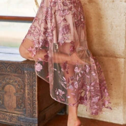 Jennifer Dress -ladyblacktie shop Jennifer dress embroidery rose two sistes the label 6 71726.1572987881