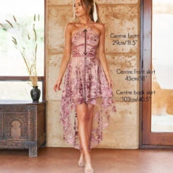 Jennifer Dress -ladyblacktie shop Jennifer dress embroidery rose two sistes the label 7 39523.1572987883