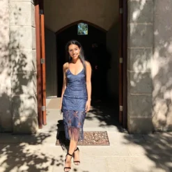 Khaleesi Dress - Steel Blue -ladyblacktie shop Khaleesi dress steel blue 2 99383.1651232611