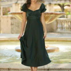 Maldives Midi Dress - Hunter Green -ladyblacktie shop LB001 1214 51807.1657298328