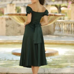 Maldives Midi Dress - Hunter Green -ladyblacktie shop LB001 1255 27010.1657297687