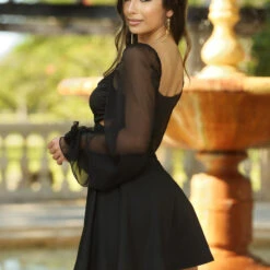 Vera Two Way Mini Dress - Black -ladyblacktie shop LB001 996 01433.1652457697