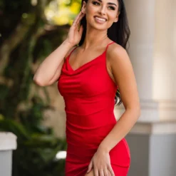 Sutton Slip Dress - Red -ladyblacktie shop LBTIEE 6 65291.1646330057