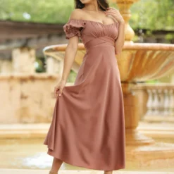 Maldives Midi Dress - Mauve 7 Maldives Midi Dress - Mauve -ladyblacktie shop LadyBlackTie 050642 19797.1657296765