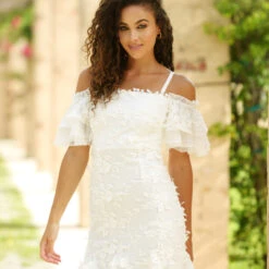 Size 2 BEATRICE Dress - White - FINAL SALE -ladyblacktie shop Ladyblacktie 2 17526.1650627823