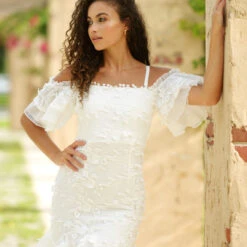 Size 2 BEATRICE Dress - White - FINAL SALE -ladyblacktie shop Ladyblacktie 80400.1650627823