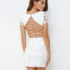 Size 8, Shay Lace Dress - White - FINAL SALE