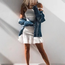 Shona Dress - White -ladyblacktie shop Shona dress white 2 48484.1651237863