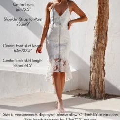 Abby Midi Dress - White 13 Abby Midi Dress - White -ladyblacktie shop abby dress sizing 98596.1651090367