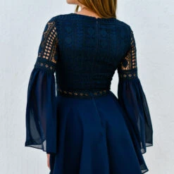Alyse Dress - NAVY-FINAL SALE -ladyblacktie shop alyse navy 4 83598.1596302347