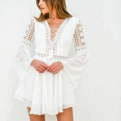 Alyse Dress - White -ladyblacktie shop alyse white 2 22337.1594606268