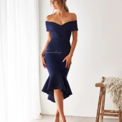 Brienne Dress - NAVY