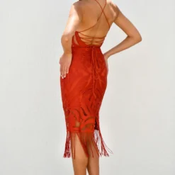 Khaleesi Dress - Burnt Orange 10 Khaleesi Dress - Burnt Orange -ladyblacktie shop burnt orange 4 89633.1650918517