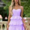 Kiara Mini Dress - Lilac