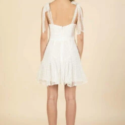 Fedra Mini Dress - Ivory -ladyblacktie shop fedra 4 54213.1687794522