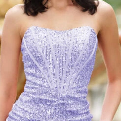 Gia Corset Sequin Mini Dress - Lilac -ladyblacktie shop gia mini lilac copy 06879.1692186957