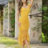 Giselle Dress - Mustard