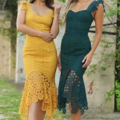 Giselle Dress - Emerald Green -ladyblacktie shop giselle.mustardemerald 62934.1651235114