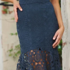 Giselle Dress - Steel Blue 7 Giselle Dress - Steel Blue -ladyblacktie shop giselle.steelblue.closeup 18181.1651065261