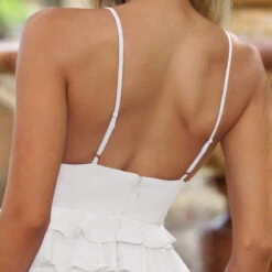 Kayla Mini Dress - White -ladyblacktie shop kayla back copy 30189.1690304774