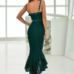 Leanne Midi Dress - Emerald Green -ladyblacktie shop leannemidi 66263.1650910805