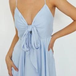 Maryann Midi Dress - Paris Blue -ladyblacktie shop maryann b 4 32022.1687465399