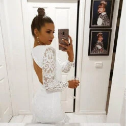 Medindie Dress- White -ladyblacktie shop medindie dress 4 35528.1651249595