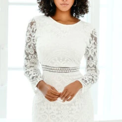 Medindie Dress- White -ladyblacktie shop medindie front 09532.1651249595