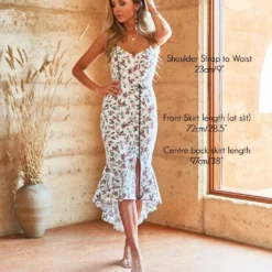 Michaela Dress- Floral -ladyblacktie shop michaela dress floral two sisters the label 8 04328.1571159111