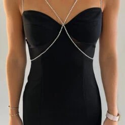 Millionaire Mini Dress - Black -ladyblacktie shop million 1 43061.1664149479