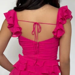 Nora Mini Dress - Hot Pink -ladyblacktie shop np1 49190.1686450736