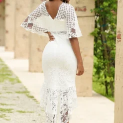 Reyna Dress - White 9 Reyna Dress - White -ladyblacktie shop reyna back 2 26428.1651079419