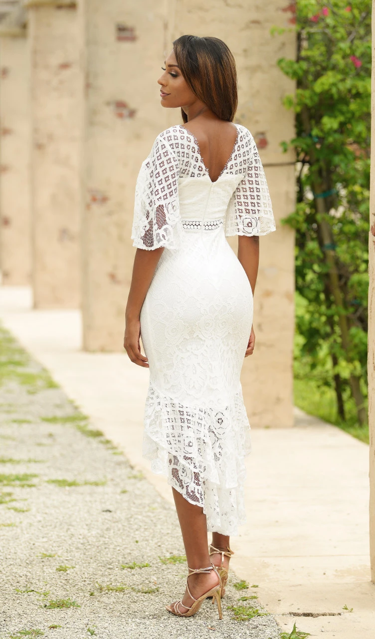 Reyna Dress - White 2 Reyna Dress - White - Image 2