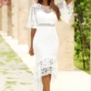 Reyna Dress - White