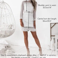 RIVERDALE Dress - White -ladyblacktie shop riverdale 61943.1651231014