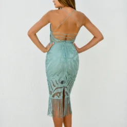 Khaleesi Dress - Sage -ladyblacktie shop sage 1 20364.1597880564