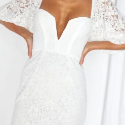 Lucy Mini Dress -White -ladyblacktie shop stassi 4 58372.1687355718